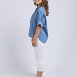 Elm | Annika SS Denim Shirt