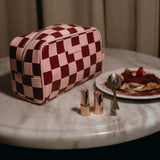 Fox & Fallow | Wash Bag - Cherry Check