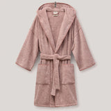 Hommey | Hooded Marle Robe - Iris