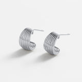 Zafino | Sasha Hoop Small - Silver