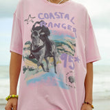 Foxwood | Coastal Ranger Tee - Bubblegum Pink