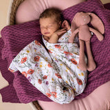 Snuggle Hunny | Organic Muslin Wrap - Meadow