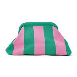 Annabel Trends | Dumpling Clutch - Pink/Green