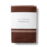 Styleware | Between The Lines Tea Towel II - Mocha