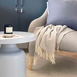 Codu | Kensington Throw Rug - Light Grey