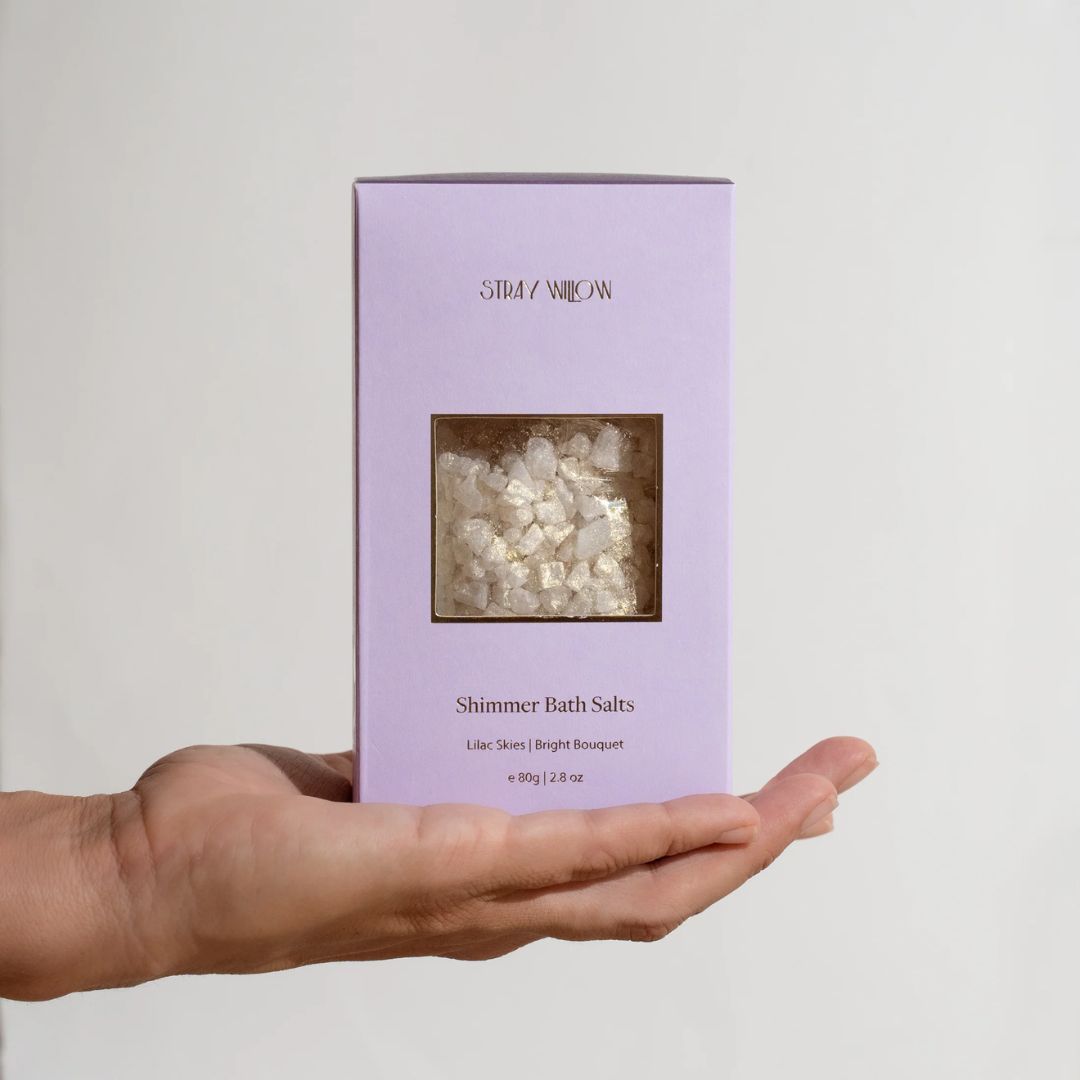 Stray Willow | Shimmer Bath Salts - Lilac Skies
