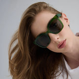 Captivated Eyewear | VALENTINA Sunglasses - Green