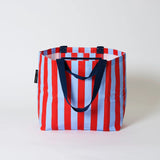 Project Ten | Medium Tote - Red Blue Stripe