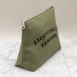 Exceptionally Handsome Wash Bag - Olive