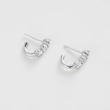 Zafino | Mara Huggie - Silver
