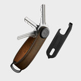 Orbitkey | Key Organiser Crazy Horse + Multi-Tool v2 Set - Oak Brown