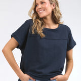 Foxwood | Allison Tee - Dark Sapphire