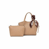 Brie 2 Piece Handbag - Biscuit