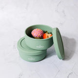 Mapley | Silicone Snack Box - Light Green