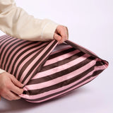 Hommey | Silk Pillowcase - Rocky Road Stripes
