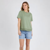 Foxwood | Farrah Short Sleeve Tee - Fern Green