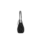 Black Caviar Designs | Waverly 3pc Woven Handbag Tote - Black