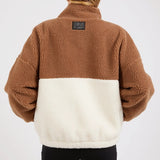 Foxwood | Derby Teddy Jacket - Vintage White & Tan