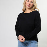 Stella + Gemma | Street Pocket Jumper - Black