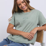 Foxwood | Huntleigh Oversized Tee - Iceberg Green