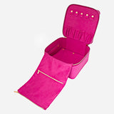 Tonic | Large Luxe Velvet Jewellery Cube - Berry