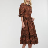 365 Days | Evermore Dress - Cognac/Black