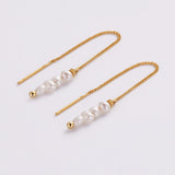 Zafino | Scarlette Thread Earring - Gold