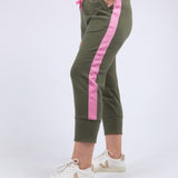 Elm | Brunch Pant with Side Tape - Clover