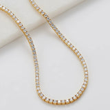 Zafino | Dani Tennis Necklace 40cm - Gold