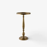 Barnes Side Table - Antique Gold Patina