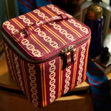 Sage x Clare | Acadia Cosmetic Case - Mahogany