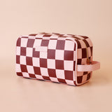 Fox & Fallow | Wash Bag - Cherry Check