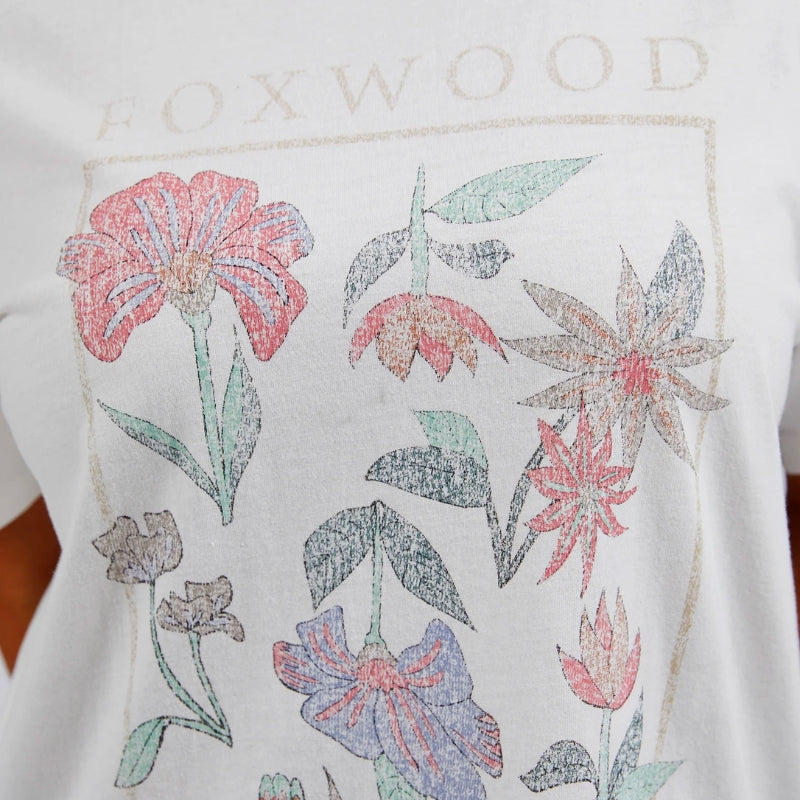 Foxwood | Wild Flower Tee - Vintage White