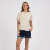 Foxwood | Huntleigh Oversized Tee - Oat