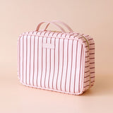 Fox & Fallow | Cosmetic Bag - Rose Pinstripe
