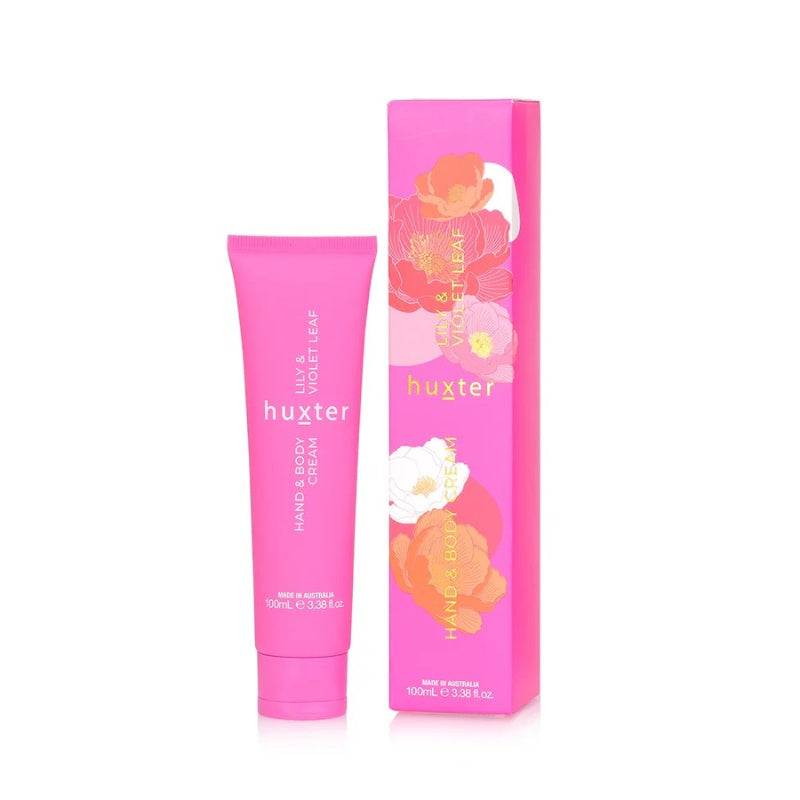 Huxter | Hand & Body Cream 100ml - Lily & Violet Leaf