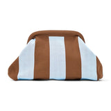 Annabel Trends | Dumpling Clutch - Sky Blue/Chocolate