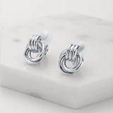 Zafino | Poppy Clip On Earrings - Silver