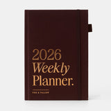 Fox & Fallow | 2026 A5 Planner - Chocolate