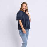 Foxwood | Juna Top - Dark Sapphire