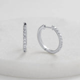 Zafino | Catalina Hoop - Silver