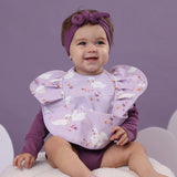 Frill Snuggle Bib - Swan Lake