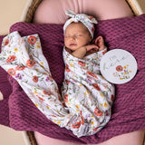 Snuggle Hunny | Organic Muslin Wrap - Meadow