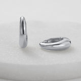 Zafino | Cleo Hoop Medium - Silver