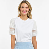 365 Days | Alex Cotton Sleeve Tee - White