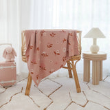 Fox & Fallow | Luxe Knitted Blanket - Peony