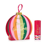 Huxter | Hanging Lip Balm Bauble Mulberry Stripes - Vanilla Bean