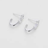 Zafino | Mara Hoop -  Silver