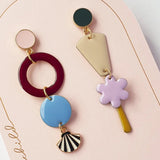 Middle Child | À La Carte Earrings - Burgundy