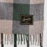 The Grampians Goods Co | Recycled Wool Check Blanket - Cypress